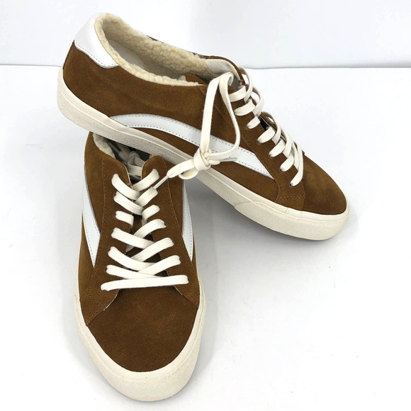 Madewell Other - New Madewell Lowtop Brown Sneakers Men's Size 9.5 Women's 11 Unisex Fleece Lined